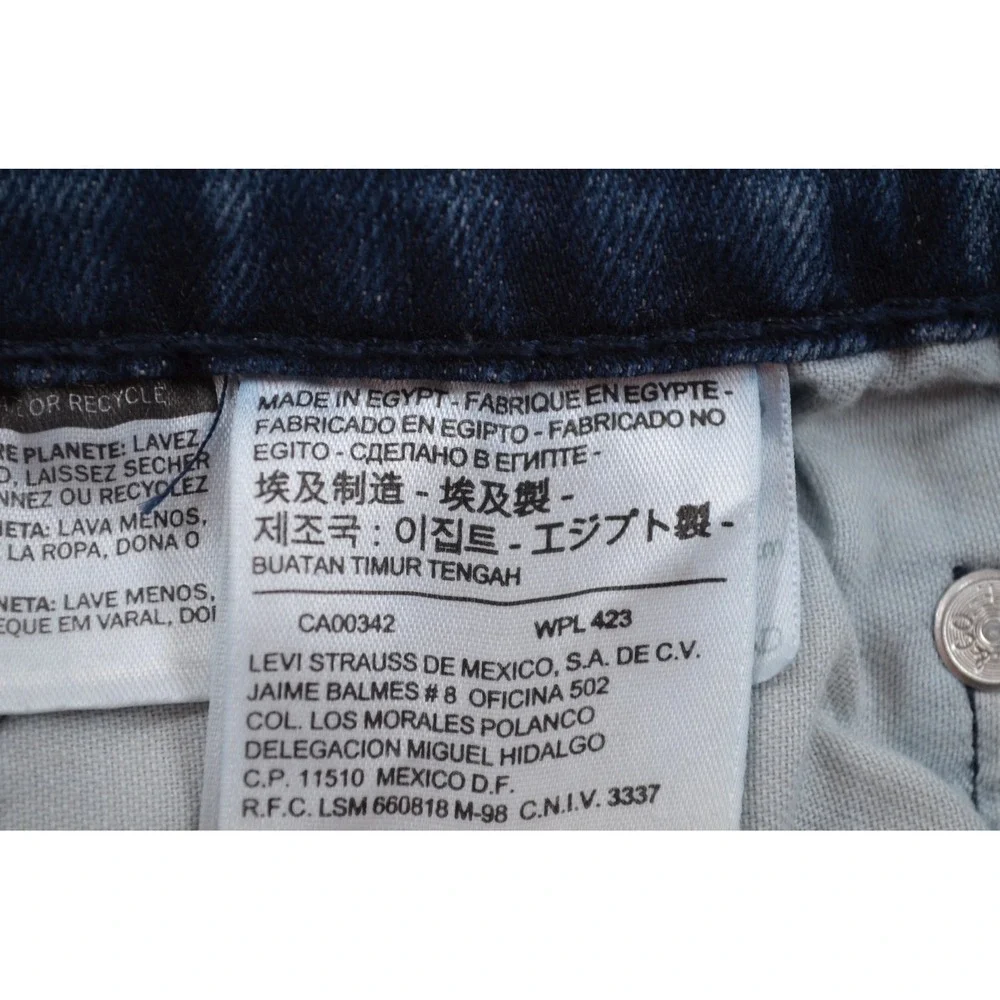 Levi Strauss Levi's 559 Denim Blue Jeans Men's 42x30 (fits 43 x 28.5